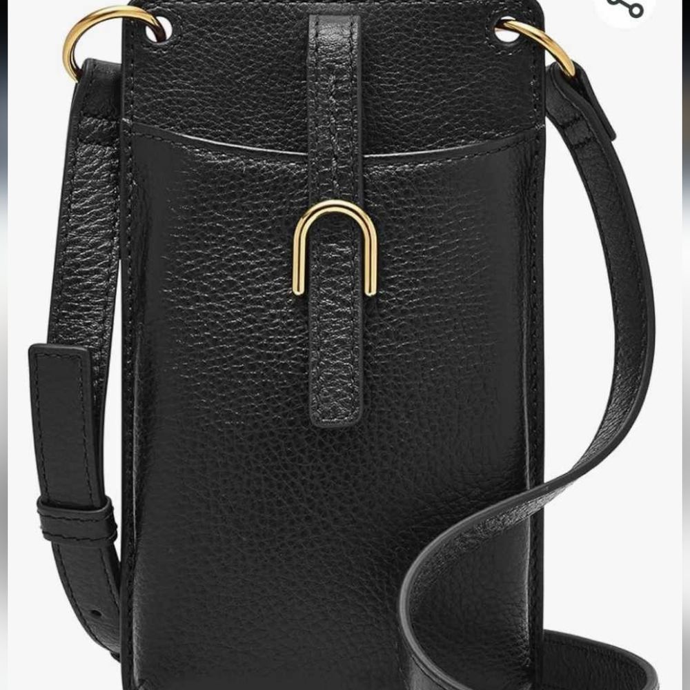 Fossil Vada Leather Phone Crossbody Bag